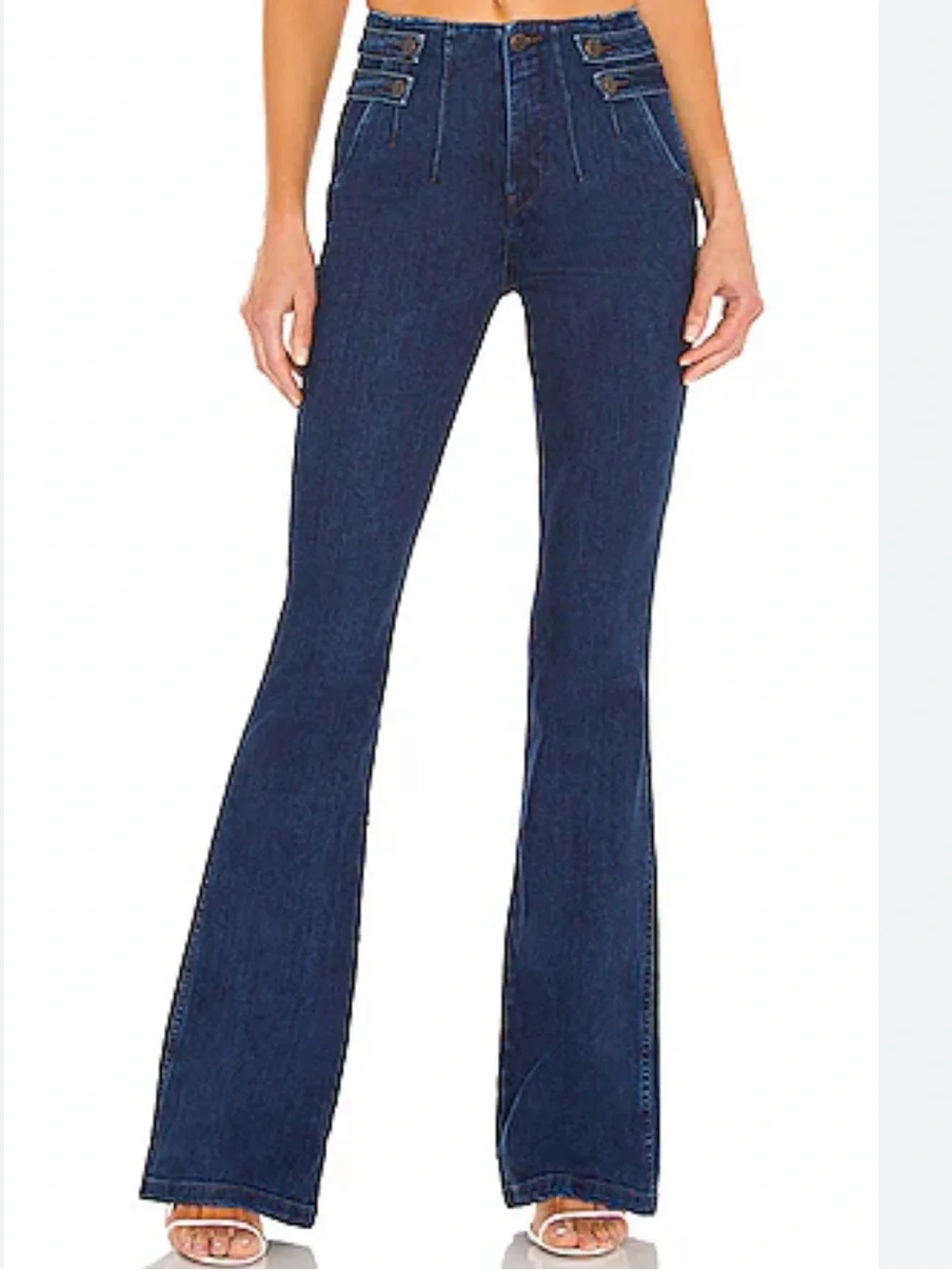 Veronica Beard Beverly High Rise Skinny Jean in Washed Oxford Size 27/4 - Picture 1 of 8